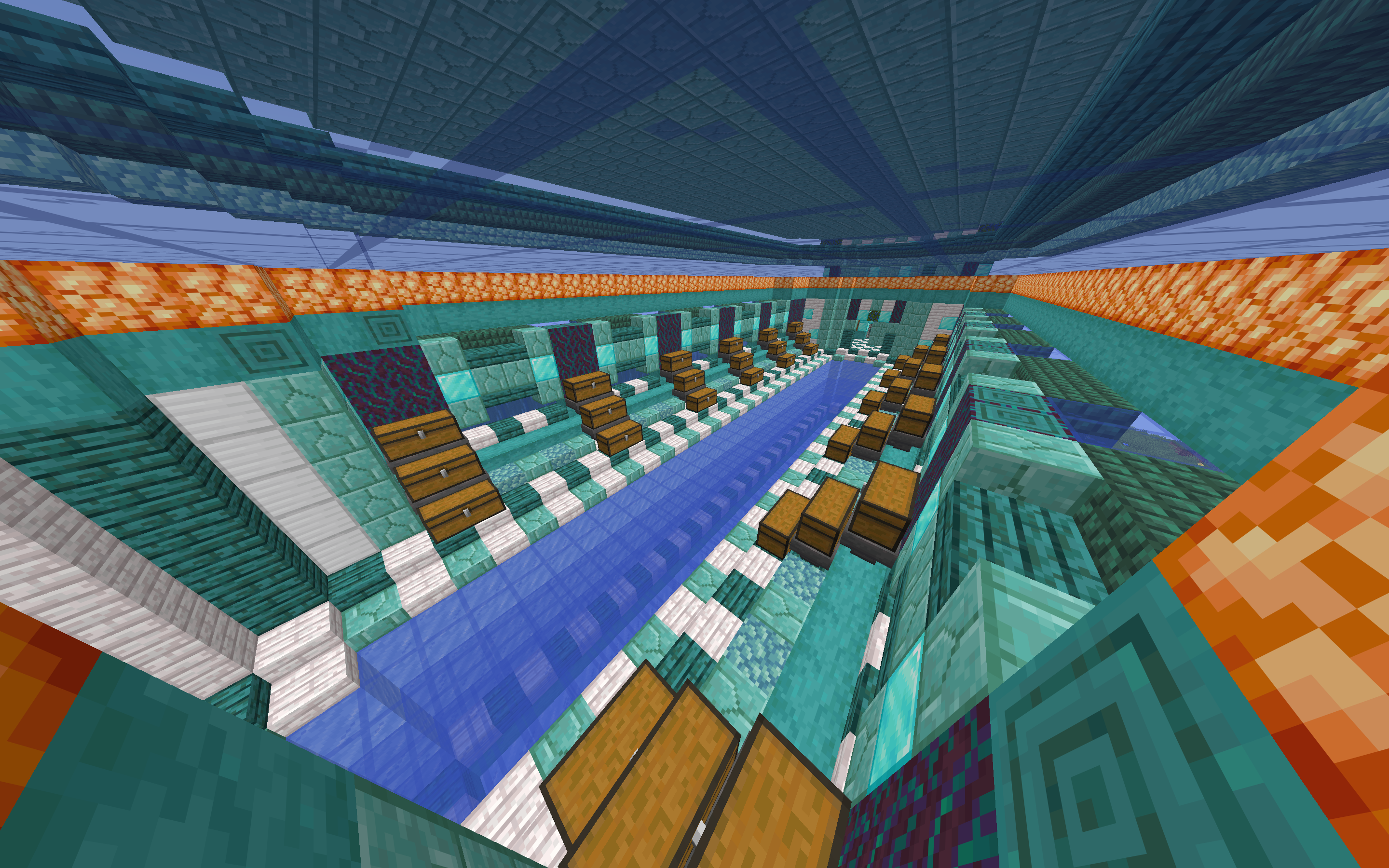 WILLOW's Warped Prismarine Stash - double pearl station and regear