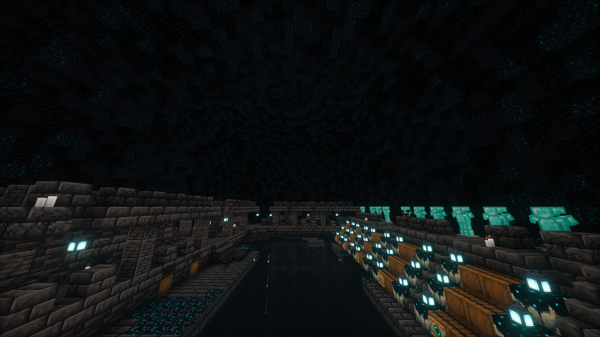 **Warden Stash and Spawner base**