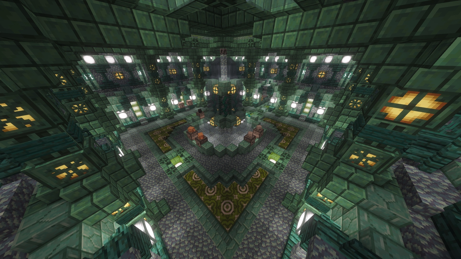**Prismarine Fountain Room **