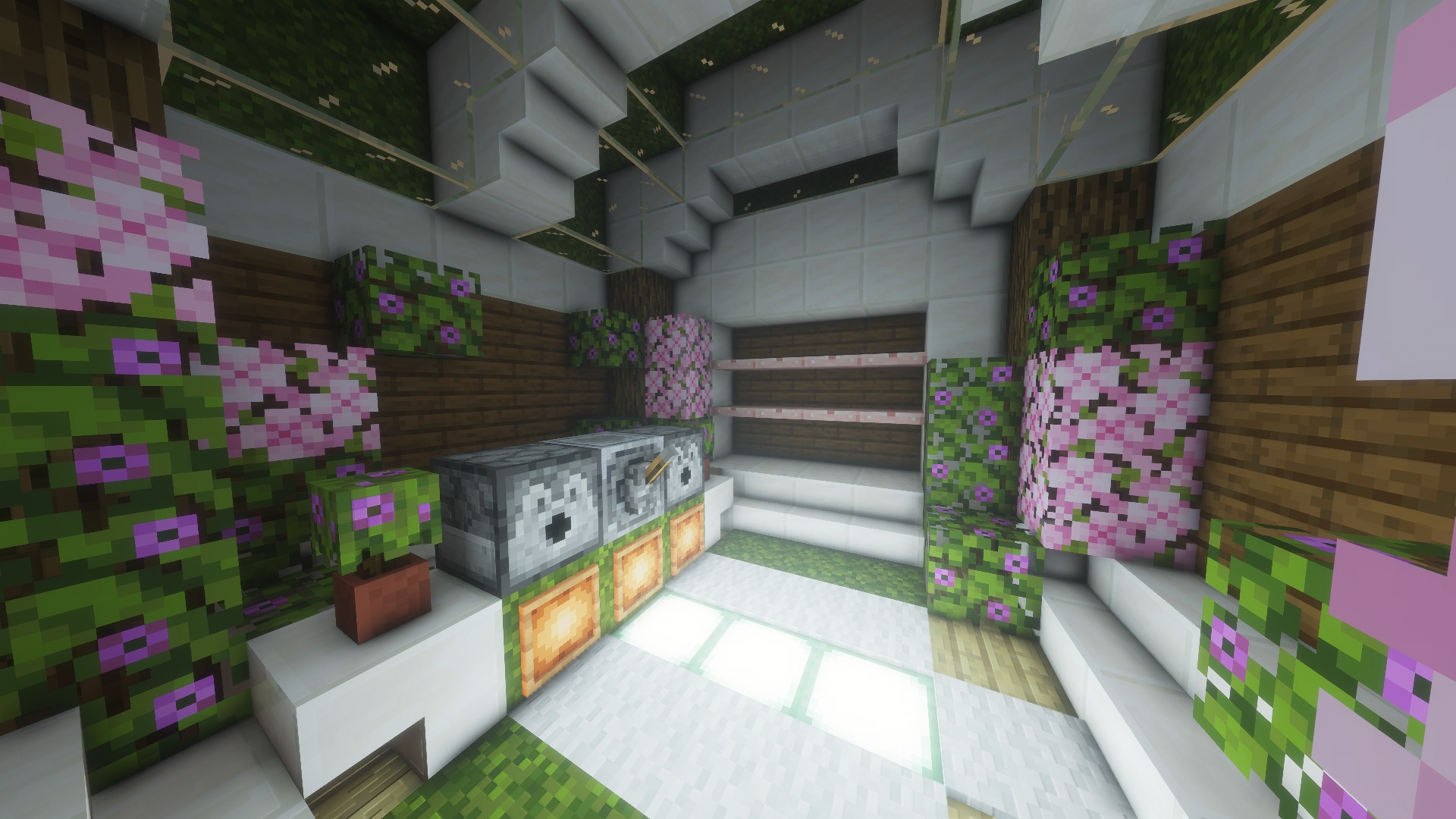 lush greenhouse room made by iemmc