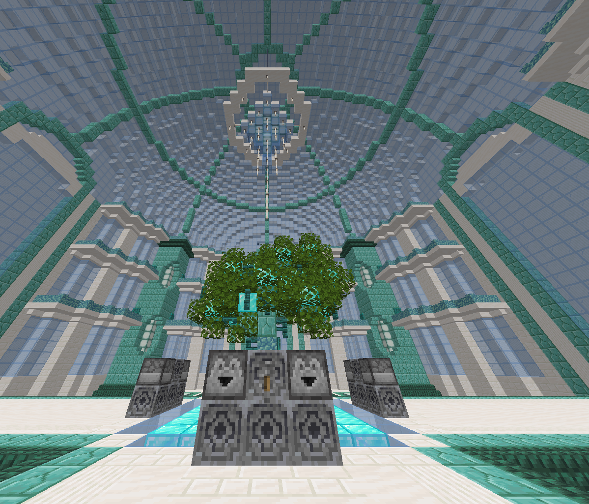 White Prismarine Dome made by Optimal