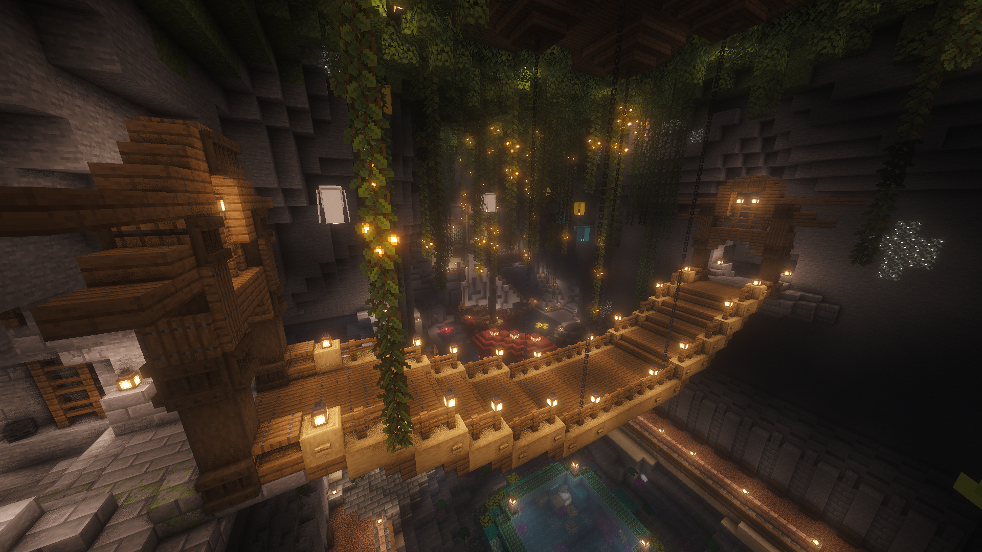 Lush Cave village